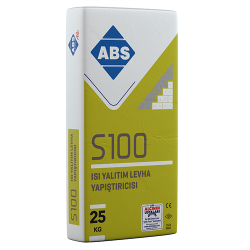 ABS S100 ISI YALITIM LEVHA YAPIŞTIRICISI 25 KG
